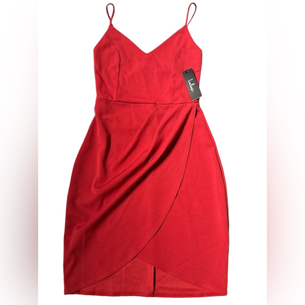 Beautiful red mini dress new with tags
